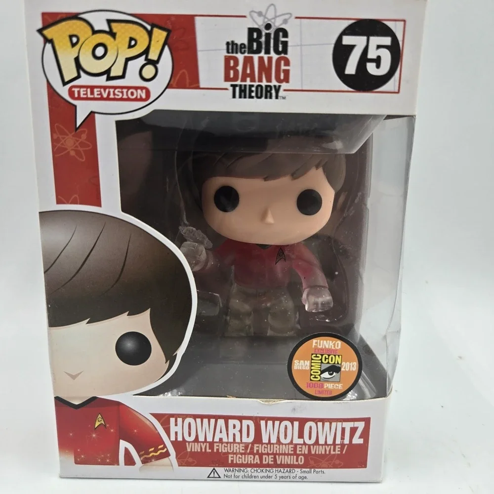 Howard Wolowitz Star Trek 2013 LE SDCC - Big Bang Theory - Vaulted Funko Pop 75